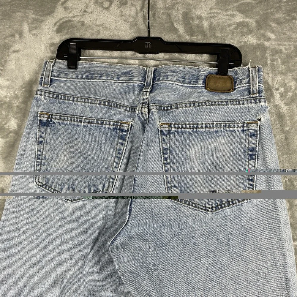 Vtg 80s 90s GAP Jeans Mens 32x30 Relaxed Boot Cut Fit DISTRESSED THRASHED